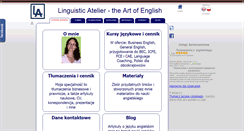 Desktop Screenshot of linguisticatelier.com